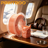 PRINTROO PLA SILK 1.75mm Kompatibilitas Printer untuk Pelajar, Pendidikan, DIY, Mainan, Hobi, Pembuat, Suku Cadang Pencetakan 3D, Filamen PLA SILK