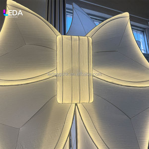 Lumière LED géante élégante en forme de nœud, très vendue, pour la décoration de scène de mariage, d'événements, de fêtes d'anniversaire - Product Image 2