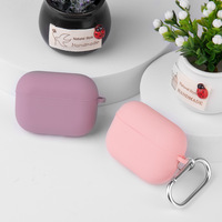 Étui pour écouteurs de 3e génération pour AirPods 3 Apple Étui de protection pour écouteurs avec trou de crochet Étui pour écouteurs Airpods en silicone Coussinets d'oreille