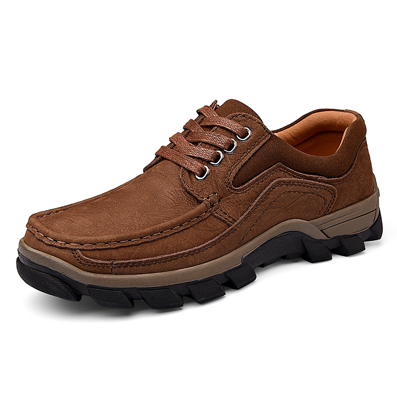 marron foncé à lacets (Nubuck)