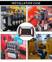 Télécommande radio industrielle pour commande d'accélérateur, réglage de vitesse du moteur et arrêt d'urgence pour camions-grues et équipements hydrauliques