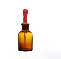 Flacon compte-gouttes 30ml <span class=keywords><strong>Chimie</strong></span> Lab Liquid Drop Amber Experiment Lab Verrerie Flacon compte-gouttes - Product Image 3