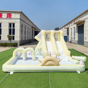 <span class=keywords><strong>Castillo</strong></span> de tobogán de <span class=keywords><strong>agua</strong></span> <span class=keywords><strong>hinchable</strong></span> de Pvc comercial con tobogán para niños, casa de rebote - Product Image 4