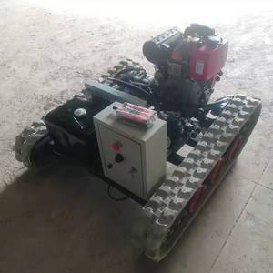 Custom Track Chassis For <b>Pile</b> <b>Driver</b> Steel Rubber Tracks Reinforced Structure Engine Powered - Product Image 1