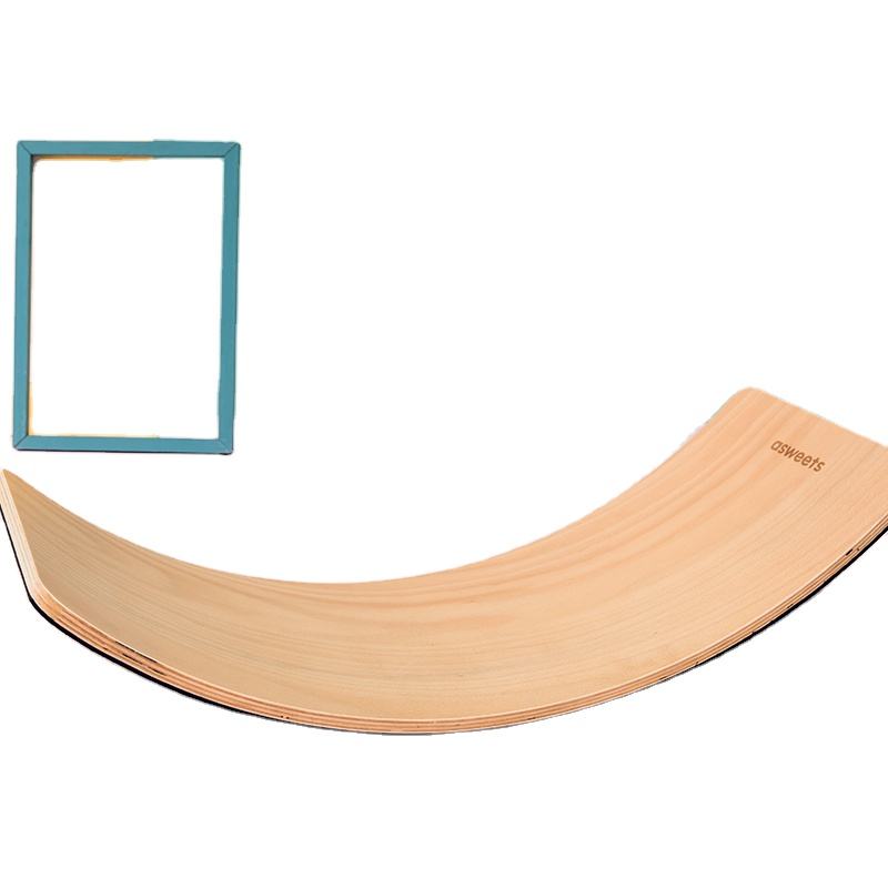 Balancín Wobble Board Tablero de madera Juguetes Equilibrio Madera