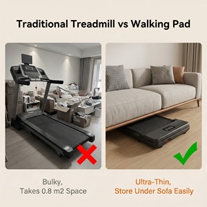 Walking Pad Under Desk Led Screen Multifunctional Running Jogging Walking Pad <strong>Treadmill</strong> - Product Image 3