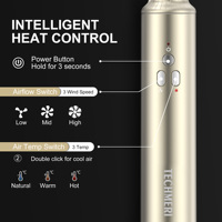 Sèche-cheveux multifonctionnel électrique 6-en-1 1200W, brosse à air chaud ionique auto-enroulante, lisseur, moteur BLDC, plastique, hôtel