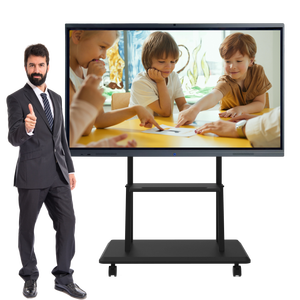 Pizarra Interactiva Inteligente 4K HD de 110 Pulgadas con Pantalla Táctil Digital Multitáctil, Pizarra Blanca de 110 Pulgadas - Product Image 2