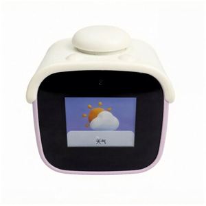 <span class=keywords><strong>Réveil</strong></span> numérique LED en bois en forme de pingouin télécommandé, modèle de voiture, avec commande vocale IA - Product Image 6