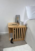 Lit pour chat multifonctionnel en bois de fabrication industrielle, fournitures pour chats, lit pour chat