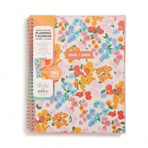 Agenda Personalizada Prolead con Logotipo en Dorado, Encuadernación Espiral A5, Ecológica, Diaria, Semanal y Mensual, con Cubierta de Papel, 80 Hojas, CMYK - Product Image 1