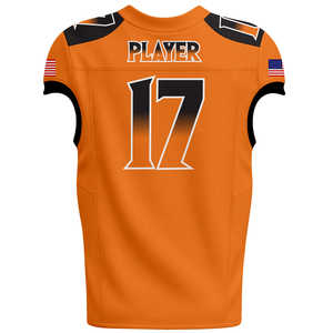 Ensemble d'uniformes de football américain à manches courtes, style populaire, sublimation, légers et abordables - Product Image 3