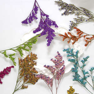 Fleurs Floral Résine Époxy <span class=keywords><strong>Tige</strong></span> Avec Branches Pression Positive Résine Moule Peinture Plante Naturelle Véritable Fleur Pressée - Product Image 1