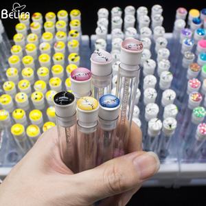 Belifa Offre Spéciale rose cristal double diamant cils baguette tube avec logo mascara baguettes <span class=keywords><strong>tubes</strong></span> <span class=keywords><strong>à</strong></span> <span class=keywords><strong>essai</strong></span> en plastique avec brosse <span class=keywords><strong>à</strong></span> cils brosse - Product Image 3