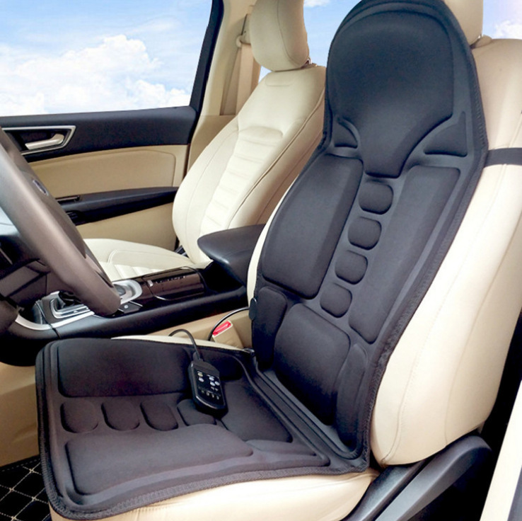 2 в 1 автомобильная Массажная подушка с подогревом