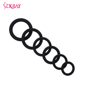 Anello per Pene in Silicone Sexbay, Anello in Gomma per Pene, 6 Misure per Uomo - Product Image 1