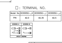 Usine personnalisée DC0005G 3PIN 6.4mm connecteur d'alimentation cc prise d'alimentation cc