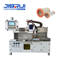 Ligne de production de filtres à air pour voitures, machine d'injection multifonctionnelle en polyuréthane pour l'assemblage de filtres PU