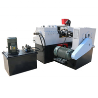 Vente directe usine : Machine à rouler les filets hydraulique durable, utilisée pour le traitement des barres d'acier de construction