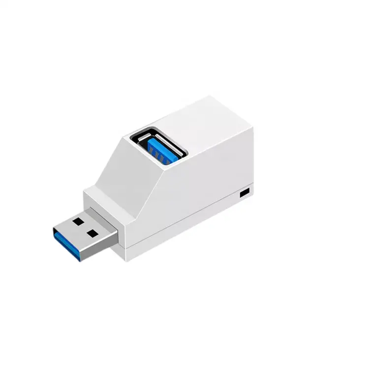 Usb 3.0 Hub Adapter Extender Mini 3 Port Splitter Voor Pc Laptop Mac High Speed U Disk Reader