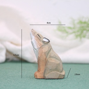 Animales de madera de estilo madera, juguete de madera hecho a mano para niños - Product Image 1