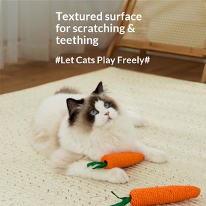 Durable and Environmentally Friendly Pet <b>Cat</b> <b>Toys</b> <b>Cat</b> <b>Interactive</b> Carrot Self-Entertainment - Product Image 2
