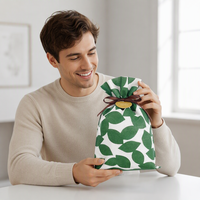 Haute Qualité Personnalisé Non-Tissé Sac En Soie Cordon Polyvalent Cadeaux Imprime Cosmétiques Emballage-Offre Promotionnelle Alibaba Chine