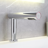 Nouveau sèche-mains intelligent 3 en 1 en laiton moussant liquide à triple capteur pour robinet d'air avec distributeur de savon
