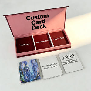 Tarotkarten mit individuellem Logo, Lernkarten, Offsetdruck, Spielkarten, Affirmationskarten-Set in Magnetbox - Product Image 1