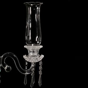 MH-Z168 5 braccia decorazione della tavola di Nozze Candelabri Di Cristallo con tubo di vetro - Product Image 5