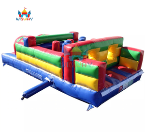 Pista de Obstáculos Inflable de Grado Comercial, Colorida, para Niños, Fiestas y Eventos al Aire Libre - Product Image 3