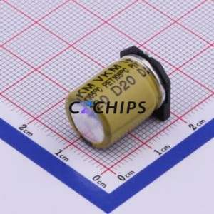 Condensador Electrolítico de Aluminio SMD VKML1702G220MV, D12.5xL17mm 22uF 20% 400V 570mA-100kHz - Product Image 2