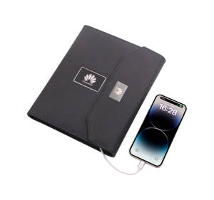 Libreta de Notas Profesional con Banco de Energía, Cargador Inalámbrico y Memoria USB de 8 GB con Botones de Colores para Regalos Empresariales - Product Image 1