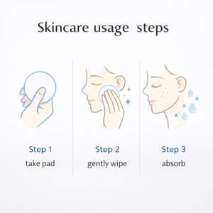 Discos de Tónico en Gel, 60 Unidades, con Colágeno, Ceramidas, Niacinamida, Algas Marinas, Hidratantes, Refrescantes, Reductores de Poros, Discos de Algodón para el Cuidado de la Piel - Product Image 5