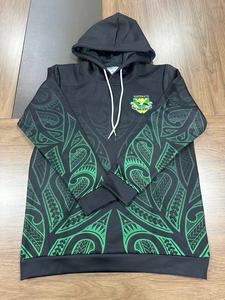 FQ polynésien Maori Au NZ League Club équipe Rugby à capuche hommes sweats à capuche Sport recadrée pull à capuche ensemble Rugby entraînement sweat - Product Image 4