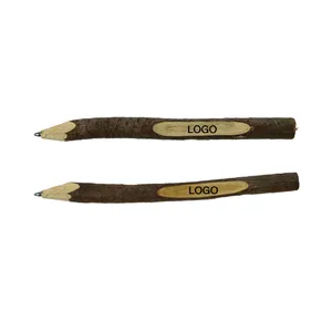 1.3 עופרת עיפרון Suppliers-עץ עט ועיפרון עץ כדורי עט עם לוגו מותאם אישית