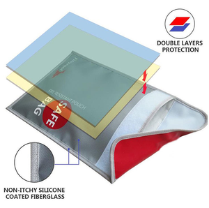 <span class=keywords><strong>Bolsa</strong></span> portátil resistente al agua y al fuego con cremallera <span class=keywords><strong>para</strong></span> almacenamiento de <span class=keywords><strong>dinero</strong></span> o documentos, <span class=keywords><strong>bolsa</strong></span> de documentos ignífuga - Product Image 6