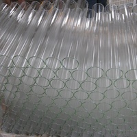 Tube en borosilicate 3.3 résistant aux chocs thermiques pour l'éclairage, les lampes et les utilisations en laboratoire