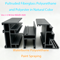 Fournisseur de fenêtres en polyuréthane, fenêtre coulissante en polyuréthane, efficace en termes d'énergie, bonne étanchéité, fenêtre en PU pour projet de villa