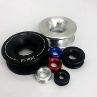 Anneau à faible friction en aluminium usiné CNC de haute précision, sur mesure, 7, 10, 15, 20 mm, en stock, pour bateau à voile