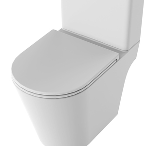 Inodoro JETMAN Europe Tornado de Dos Piezas con Tapa Blanda y Altura Confortable, Sin Borde, para Baños - Product Image 3