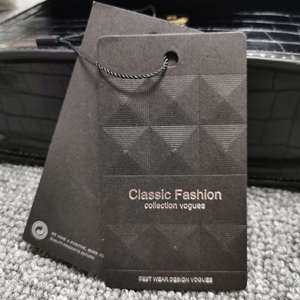 <span class=keywords><strong>5</strong></span>*9cm 투명 PVC 행태그 고급 특수 종이 행태그 맞춤형 플라스틱 카드 인쇄 가격 이름 태그 - Product Image 4