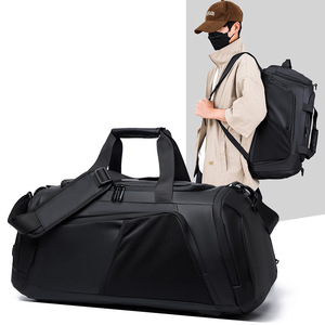 Sac de sport imperméable à grande capacité avec logo personnalisé, sac de voyage décontracté en Oxford pour femmes et hommes - Product Image 1