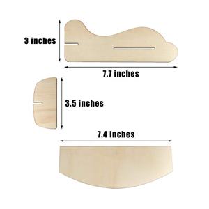 Juguete personalizado DIY, modelo de madera contrachapada, avión, avión, rompecabezas, modelo de madera, avión, DIY, grafiti, artesanía, niños, juguete artesanal, Plan - Product Image 2