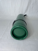 Extincteur HCFC vert 10 lb (4,5 kg) avec tuyau, crochet mural en acier, vide, agent HFC-227ea, diamètre du cylindre 135 mm
