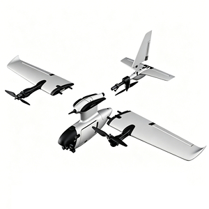 Avion privé Drone à voilure fixe FPV pour la photographie aérienne vidéo avec caméra 4k et Gps UAV de vol commercial à longue portée de 10km - Product Image 1