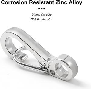 Mini Clipe <span class=keywords><strong>Carabiner</strong></span> SF, Pequenos Ganchos de Molas, Fecho de Suspensão, Chaveiro, Carabiners para Camping e Equipamentos Táticos ao Ar Livre - Product Image 3