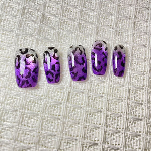 Uñas postizas hechas a mano-Efecto Ojo de Gato - Product Image 2