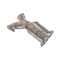 Tubería de Escape Directa Modificada de Alta Calidad en Acero Inoxidable SS304 para Audi SQ5 3.0T 2020-2022, Reduce la Contrapresión del Escape