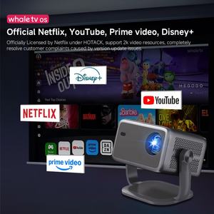 Proyector LED LCD Mini 4k L018AA de Hotack, en Oferta, Portátil, con Sistema Operativo Android Whale, Proyector Inteligente para Cine en Casa, Proyector de Video - Product Image 3